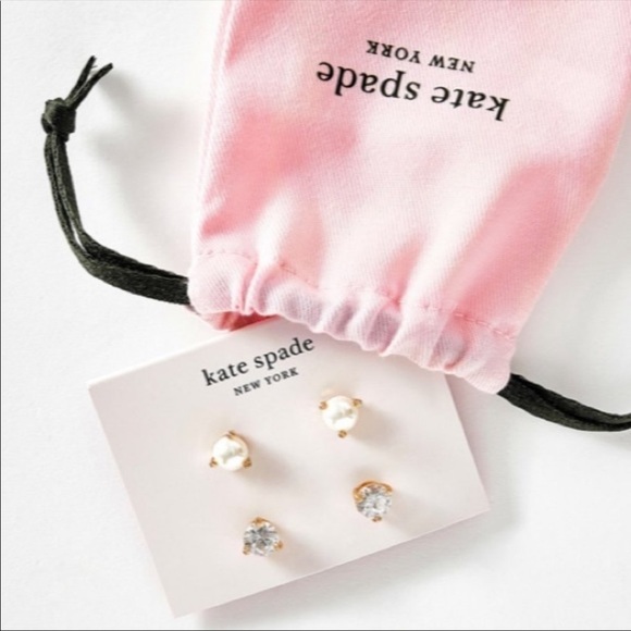 Kate Spade rise and shine 2-stud set - NWT - Picture 13 of 13